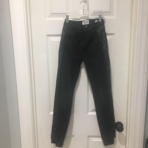 FRAME Le Skinny de Jeanne stripe cutout ankle - Picture 2 of 5